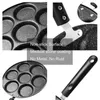 4/7-hole Frying Pot Thickened Omelet Pan Non-stick Egg Pancake Steak Pan Cooking Egg Ham Pans Breakfast Maker