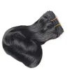 Hela Virgin Bundle Double Drawn Natural Color Funmi Hair Egg Curly Bundles Förlängning med stängning9808085