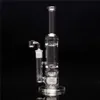 12 Inches Hookahs Water whirlpool flywheel Glass Bong with1 clear bowl included Global delivery