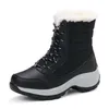 2020 Warm Med Plaform Boots Fashion Autumn Winter Womens Snow Boots High Top Womens Designer Casual Shoes Comfortable