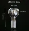 5 Sztuk / partia Perkolator Bowl 19mm Szklany Miska Dla Filtr Arabski Rury Wodne Bongs Wyczyść Kolorowe Miski Dla Bongs