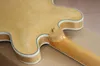 Новейший высококачественный F -полый джаз -гитара с золотой вибрато SpaltedFlame Maple Toprosewood Guitarra8703074