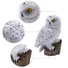 Lampe d'ornement d'animal de hibou de pelouse de cour de chemin de jardin de lumière LED d'énergie solaire imperméable à l'eau