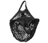 String Shopping Bag Réutilisable Supermarket Grocery Bag Shopping Tote Mesh Net Woven Cotton Fruit Bag SN2160