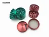 40mm 50mm 55mm 63mm Concave Herb Grinder Metal Zinc Alloy 4 Layers Rotary Concave Grinders Smoking Accessories CCA11865-C 100pcs