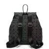 Designer-backpack pu handbag fashion brand Geometric ling, backpack laser package manufacturer wholesale fashion women bags free shippin