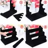 Multifunctional Three Layers Storage Necklace Watch Easy Take Jewelry Display Stand Bracelet Holder Home Shop Velvet Detachable LX2295