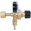 Freeshipping Mini Argon Co2 Gas Bottle Pressure Regulator Mig Tig Welding Flow Meter Gauge W21.8 1/4 Thread 0-20 Mpa