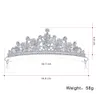 Bruids Tiara's met Steentjes Bruiloft Sieraden Meisjes Headpieces Verjaardag Partij Prestaties Pageant Crystal Tiaras Bruiloft Accessoires BW-DA007