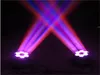 Lampor 4st och flygcase 6x15w RGBW 4in1 LED BEE Eyes Beam Moving Head Light DMX Stage Light Dimmer 10/15 -kanaler