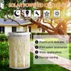 Solar Lantern Outdoor Lights For Hanging Garden Lantern Cylindrical Table Lamp Night Light Warm Lighting for Courtyard Garden, Lawn