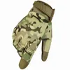 Utomhus sport motorcykel cykling handskar airsoft skytte jakt fullfinger kamouflage pekskärm taktiska handskar no08-077