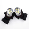 2x dimma glödlampa superljust HB4 9006 lampor dubbla krökta ytreflektor cup led auto front lamp bil dagtid kör ljus drl drivi9504993