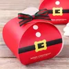 Christmas Decoration Belly Santa Cookie Candy Box Kids Gift Smile Snowman Cake Boxes New Year Party Supply Christmas Cake Box