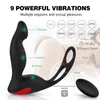 3in1 Remote Control Prostate Massager Vibrator för två Buttplug Cockring Anal Vibrator Dilator Anal Dildo Erotic Toys Sex Shop M6930101