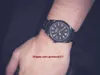 Weihnachtsgeschenk Hochwertige Armbanduhren Mechanische Herrenuhren Schwarzes Zifferblatt, schwarzes Armband 1 DLC-BESCHICHTETE EDELSTAHLUHR 214270 285U