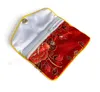 Barato Zipper pequeno Coin Purse Bag Chinese Silk Brocade Jóias Bolsa Gift Bag Bolsas Mulheres Mini Bag 100pcs 8x10cm 6x8cm Atacado