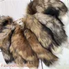 40 cm 16 -real äkta Sun Fox Fur Tail Keychians Cosplay Toy Keyring Bag Charm Car Phone Tassels Pendant Gift270y