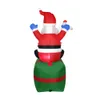 Inflatable Santa Claus Christmas Decoration Outdoors Ornaments Xmas New Year Party Home Garden Yard 1.8M Santa Xmas Decoration EU US Plug