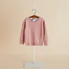 2019 Herbst und Winter Kinderbekleidung Kinder langärmelige Pullover Angora-Pullover Rundhals Pullover England