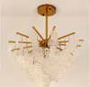 Kristall Lampe Einfache Kreative Persönlichkeit Esstisch Esszimmer Lampe Nordic Post-Moderne Glas Blume Licht Luxus Kronleuchter