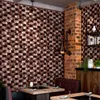 Red Grey Rustic Vintage tijolo Wallpaper Rolo Sala Quarto Restaurante fundo Loft papel de parede 3d