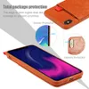 PU Leather Phone Case For iPhone 11 XS Max XR 8 Plus Wallet Case Anti-Slip Credit Card Slots Protective Cover Opp Bag