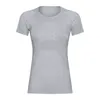 55 NOUVEAU TOPS YOGA T-SHIRT Fashion Outdoor Ftness Vections Femmes à manches Sports à manches Casqueurs de yoga CHERT3637612