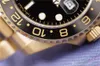 高品質のメンズウォッチ自動メカニカルゴールドクラウンウォッチステンレススチール腕時計OROGIO DA POLSOLELOJ RELOGIO FREE SHIVING