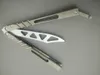 Balisong Channel D2 Blade Titanium Handvat Butterfly Trainer Trainingsmes Not Sharp Crafts Martial Arts Collection Knvies