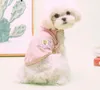 Nova primavera roupas de cachorro e verão bolso novo colete de algodão puro elástico cão pequeno roupas Teddy pet colete pet roupas casuais