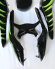 Eftermarknadsfeedningssats för Kawasaki Ninja ZX-6R 2009 2010 2011 2012 Green Flames Body Fairing Set 2009-2012 ZX6R ZX 6R 636 ZX636