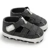 Moda verão sandálias do bebê da criança infantil oco macio berço sola sapatos de lona meninos crianças prewalker primeiras sandálias s16175499