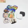 Factory Price Sublimation Blank Fridge Magnet 7 Shapes Refrigerator Magnets Kids gift Home Decoration