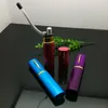 Rura paląca mini hakah szklana bongs kolorowy metalowy kształt multi kolorowy mini przenośny pióro butelka hookah