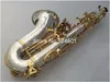 Aankomst Margewate Soprano Saxofoon BB TUNE SC-9937 Verzilvering Messing Plated Beroep Muziekinstrument met Case Mondstuk