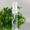 Nueva llegada botella de spray de niebla fina de plástico transparente de 20 ml para limpieza, viajes, aceites esenciales envío gratis LX136