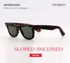 Совершенно новые винтажные мужские солнцезащитные очки, женские брендовые квадратные солнцезащитные очки G15 со стеклом, наклонные солнцезащитные очки UV400, очки Oculos de sol g311R