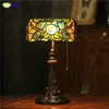 Fumat vitray masa lambaları kalite lüks yusufçuk cam gölge aydınlatmalar oturma odası başucu lamba dekor tablo ışıkları2657485