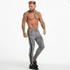 New Designer Gyms Joggers Skinny Tight Pants Sportswear Sweatpants Plaid Fiess Trousers Mens Tights Casual Track Bottom Pant Men