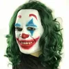 Film Joker Cosplay Maschera per adulti Halloween Maschera in lattice Arthur Fleck Maschera a testa piena Donna Uomo Festa Cosplay Prop