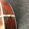 Chitarra elettrica acustica a spalla mancante in vero legno massello di Koa 45 D 41 con tastiera in ebano