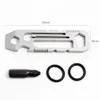QingGear 6 in 1 EDC Gadget Outdoor Equipment Camping Keychain Bottle Opener Multi-Function Tools Wrench Portable Multi Tool