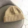 New Fashion Outdoor Hats Winter Men And Women Knit Warm Melon Cap Outdoor Street Dance Wool Student Hip Hop Short Section Cap