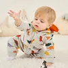 Dinosaur Baby Clothes Cartoon Toddler Boys Pagliaccetti con cappuccio Cotton Baby Girl Tute Tute a maniche lunghe Abbigliamento per bambini alla moda DHW3150