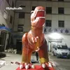 Sculpture de dinosaure gonflable personnalisable Tyrannosaurus rex 5m hauteur géante animal ancien T-rex avec impression personnalisée pour le parc à thème