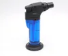 plastic windproof Torch Straight lighter portable jet cigar Butane Inflatable lighters NO GAS 5 Colors Kitchen BBQ Tool