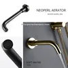 Shower Mixer Set With Handshower Holder Brass Wall Mount Spout Hose Bathtub Filler H/C Bath Bathroom Dual Handle Diverter Valve