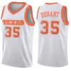 Stephen 30 Curry Męski Kevin 35 Durant Jersey NCAA University Red White College Koszykówka Zużywa Tanie Hurtownie