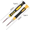 2 in 1 CRV 0.8-1.2 Pentalobe / 0.8 Pentalobe-1.5 Phillips-combinatie Schroevendraaiers Onderhoudstools voor elektronische producten